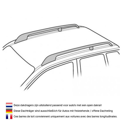Nordrive dakdragers Volkswagen Caddy vanaf 01/2021